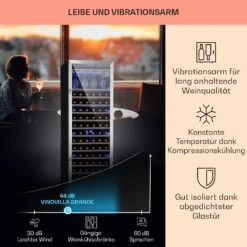 Vinovilla Grande 165 Built-in Uno Weinkühlschrank 425l 165Fl. Glastür -Haushaltsgeräte Rabatte 10032033 de 0004 usp