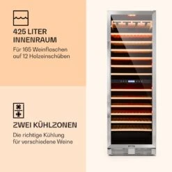 Vinovilla Grande 165 Built-in Duo Weinkühlschrank 425l 165Fl. Glastür -Haushaltsgeräte Rabatte 10032034 de 0003 logo