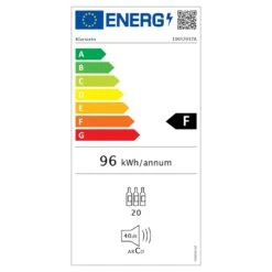 Vinovilla Smart Weinkühlschrank 50l / 20 Flaschen Glastür Edelstahl -Haushaltsgeräte Rabatte 10032037 energy label