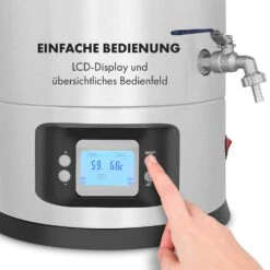 Maischfest Maischekessel 5 Teile 1500/3000W 25l LCD Touch -Haushaltsgeräte Rabatte 10032121 de 0007 logo