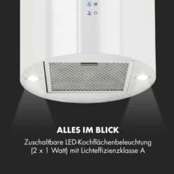 Barett Inselabzugshaube Ø35cm Umluft 558 M³/h LED Aktivkohlefilter -Haushaltsgeräte Rabatte 10032302 de 0008 logo