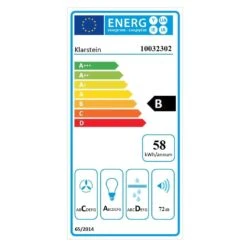 Barett Inselabzugshaube Ø35cm Umluft 558 M³/h LED Aktivkohlefilter -Haushaltsgeräte Rabatte 10032302 energy label