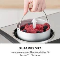 Dolce Bacio Eiscremebereiter Kompressor 2l LCD-Display Touch Edelstahl -Haushaltsgeräte Rabatte 10032322 de 0004 logo