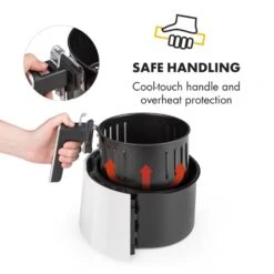 AirVital Heißluftfritteuse 1300W 2,5l CeraPlus-Antihaft Touch Weiß -Haushaltsgeräte Rabatte 10032331 yy 0008 logo Klarstein AirVital Heissluftfritteuse 1300W weiss