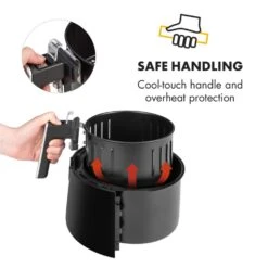 AirVital Heißluftfritteuse 1300W 2,5l CeraPlus-Antihaft Touch Schwarz -Haushaltsgeräte Rabatte 10032332 yy 0008 logo Klarstein AirVital Heissluftfritteuse 1300W schwarz