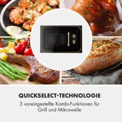 Victoria 20 Einbau-Mikrowelle, 20 L, 800 W, Grill: 1000 W, Schwarz 15 Victoria 20 Einbau-Mikrowelle, 20 L, 800 W, Grill: 1000 W, Schwarz -Haushaltsgeräte Rabatte 10032591 de 0006 logo