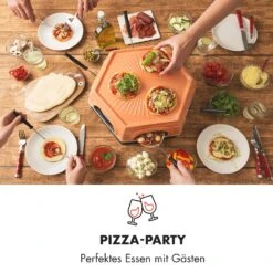 Capricciosa Pizzaofen 1500W Abdeckung Aus Terracotta Warmhaltefunktion -Haushaltsgeräte Rabatte 10032597 de 0005 logo