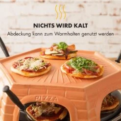 Capricciosa Pizzaofen 1500W Abdeckung Aus Terracotta Warmhaltefunktion -Haushaltsgeräte Rabatte 10032597 de 0006 logo