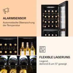 Shiraz 39 Duo Weinkühlschrank 2 Zonen 105l 39 Flaschen -Haushaltsgeräte Rabatte 10032661 de 0006 logo