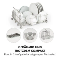 Amazonia Mini Geschirrspülmaschine 6 Programme LED-Display -Haushaltsgeräte Rabatte 10032678 de 0003 logo