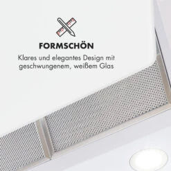 Annabelle 60 Dunstabzugshaube Glas 595 M³/h Touch-Armatur Weiß -Haushaltsgeräte Rabatte 10032684 de 0008 logo