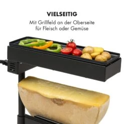 Appenzell Peak Raclette Mit Grill 1000W Thermostatschalter Schwarz -Haushaltsgeräte Rabatte 10032694 de 0004 logo