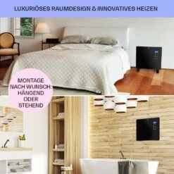 Norderney Konvektions-Heizgerät Thermostat Timer 1000W 20m² -Haushaltsgeräte Rabatte 10032787 de 0007 usp