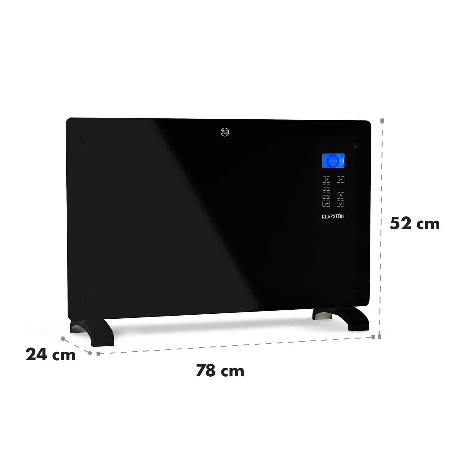 Norderney Konvektions-Heizgerät Thermostat Timer 2000W 30m² Schwarz 8 Norderney Konvektions-Heizgerät Thermostat Timer 2000W 30m² Schwarz – Bild 8