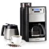 Aromatica II Duo Kaffeemaschine, Integriertes Mahlwerk, 1,25 L Silber