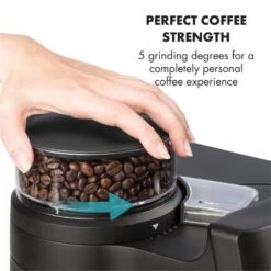 Aromatica II Duo Kaffeemaschine, Integriertes Mahlwerk, 1,25 L, Rot 16 Aromatica II Duo Kaffeemaschine, Integriertes Mahlwerk, 1,25 L, Rot -Haushaltsgeräte Rabatte 10032866 yy 0006 logo Klarstein Aromatica II Duo Kaffeemaschine rot