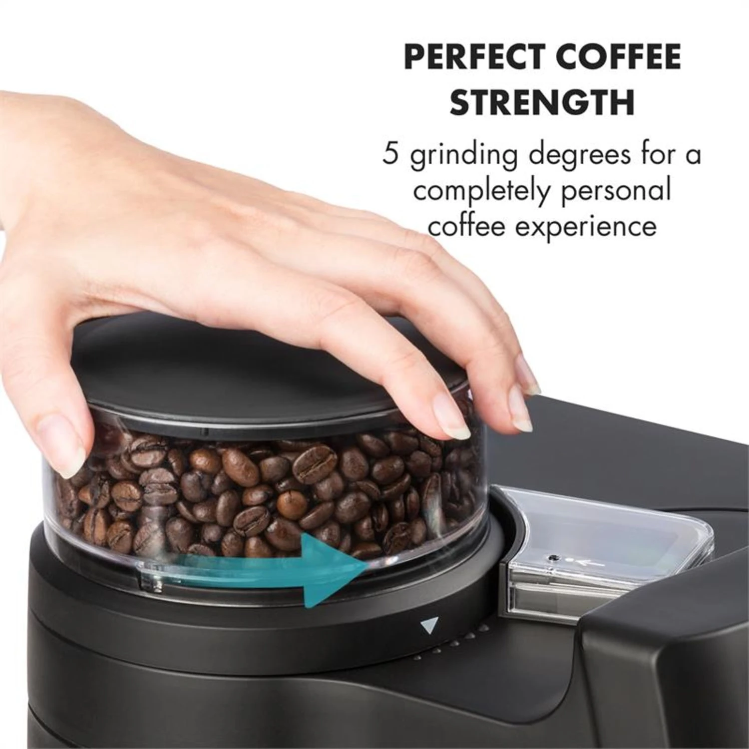 Aromatica II Duo Kaffeemaschine, Integriertes Mahlwerk, 1,25 L, Rot 6 Aromatica II Duo Kaffeemaschine, Integriertes Mahlwerk, 1,25 L, Rot – Bild 6