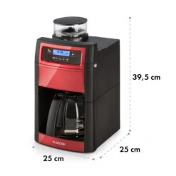 Aromatica II Duo Kaffeemaschine, Integriertes Mahlwerk, 1,25 L, Rot 21 Aromatica II Duo Kaffeemaschine, Integriertes Mahlwerk, 1,25 L, Rot -Haushaltsgeräte Rabatte 10032866 yy 0011 logo Klarstein Aromatica II Duo Kaffeemaschine rot