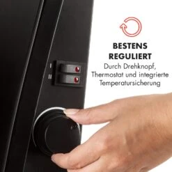 Gotland Glaskonvektor 600, 900 Und 1500W Standgerät Schwarz -Haushaltsgeräte Rabatte 10032867 de 0003 logo