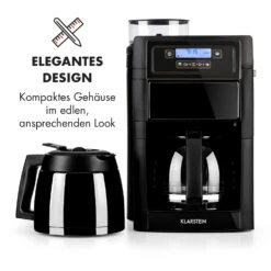Aromatica II Set Kaffeemaschine, Mahlwerk, 1,25 L, Schwarz -Haushaltsgeräte Rabatte 10032874 de 0003 logo