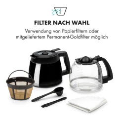 Aromatica II Set Kaffeemaschine, Mahlwerk, 1,25 L, Schwarz -Haushaltsgeräte Rabatte 10032874 de 0004 logo
