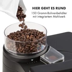 Aromatica II Set Kaffeemaschine, Mahlwerk, 1,25 L, Schwarz -Haushaltsgeräte Rabatte 10032874 de 0008 logo