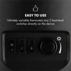 Brixen Elektrischer Kamin 900/1800W InstaFire Thermostat Schwarz -Haushaltsgeräte Rabatte 10032891 yy 0004 logo Klarstein Brixen Elektrischer Kamin schwarz