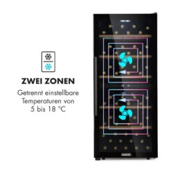 Barossa 102 Duo Weinkühlschrank 102 Fl 226 Ltr 2 Zonen Touch-Steuerung 14 Barossa 102 Duo Weinkühlschrank 102 Fl 226 Ltr 2 Zonen Touch-Steuerung -Haushaltsgeräte Rabatte 10032921 de 0005 logo