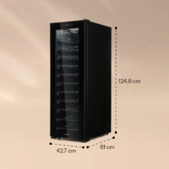Bellevin 62 Weinkühlschrank 56 Flaschen 5-20°C EEC G -Haushaltsgeräte Rabatte 10032923 yy 0006 logo