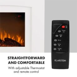 Aosta Light & Fire Elektrischer Kamin 1000/2000W Fernbedienung -Haushaltsgeräte Rabatte 10033000 yy 0003 logo Klarstein Aosta Light Fire Elektrischer Kamin