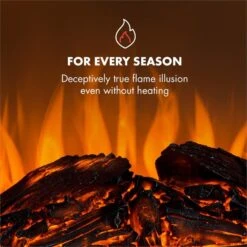Aosta Light & Fire Elektrischer Kamin 1000/2000W Fernbedienung -Haushaltsgeräte Rabatte 10033000 yy 0008 logo Klarstein Aosta Light Fire Elektrischer Kamin