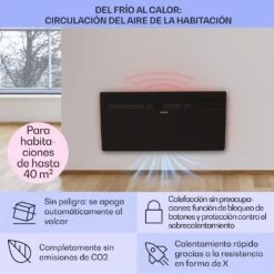 Hot Spot Slimcurve Heizgerät 80x40cm 40m² 2000W 5-40°C LED IP24 -Haushaltsgeräte Rabatte 10033017 de 0004 usp