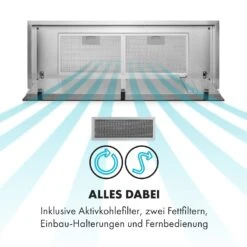 High Line Deckenhaube 77 Cm 410 M3/h 75W 3 Stufen Fernbedienung -Haushaltsgeräte Rabatte 10033053 de 0009 logo