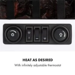 Graz Elektrischer Kamin 1000/2000W Thermostat PanoramaView -Haushaltsgeräte Rabatte 10033095 yy 0005 logo Klarstein Graz Elektrischer Kamin weiss