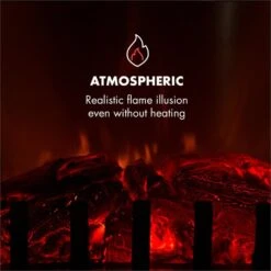 Graz Elektrischer Kamin 1000/2000W Thermostat PanoramaView -Haushaltsgeräte Rabatte 10033095 yy 0006 logo Klarstein Graz Elektrischer Kamin weiss