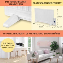 Wallander Ölradiator 800W Thermostat Ölheizung Ultraflach Weiß 12 Wallander Ölradiator 800W Thermostat Ölheizung Ultraflach Weiß -Haushaltsgeräte Rabatte 10033100 de 0006 usp