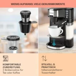 Baristomat 2-in-1-Heißgetränkeautomat Kaffee Tee Milchschaum 13 Baristomat 2-in-1-Heißgetränkeautomat Kaffee Tee Milchschaum -Haushaltsgeräte Rabatte 10033138 de 0006 usp