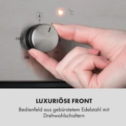Kalahari Elektrischer Einbaubackofen 2300W 7 Funktionen Schwarz -Haushaltsgeräte Rabatte 10033187 de 0004 logo