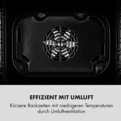 Kalahari Elektrischer Einbaubackofen 2300W 7 Funktionen Schwarz -Haushaltsgeräte Rabatte 10033187 de 0007 logo