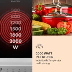 MisterCook Kochplatte Infrarot 2000W 90-650°C Abschalttimer -Haushaltsgeräte Rabatte 10033281 de 0005 logo