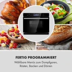 MasterFresh Dampfbackofen 230°C 24l Touch-Bedienfeld Schwarz -Haushaltsgeräte Rabatte 10033284 de 0007 logo