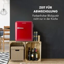 Audrey Mini Retro-Kühlschrank 48l 2 Ebenen -Haushaltsgeräte Rabatte 10033345 de 0006 logo