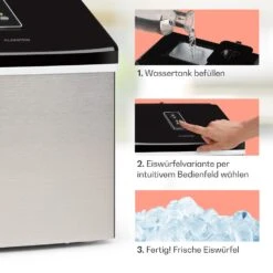 Clearcube Eiswürfelmaschine Klareis 13kg/24h Edelstahl Schwarz -Haushaltsgeräte Rabatte 10033350 de 0004 usp
