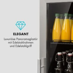 Beersafe 7XL Kühlschrank 242 Liter 5 Böden Panoramaglastür Edelstahl -Haushaltsgeräte Rabatte 10033436 de 0005 logo