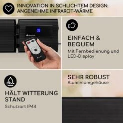 Cosmic Beam Plus XXL Infrarot-Heizstrahler 3000W IP44 Fernbedienung 13 Cosmic Beam Plus XXL Infrarot-Heizstrahler 3000W IP44 Fernbedienung -Haushaltsgeräte Rabatte 10033698 de 0006 usp