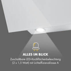 Laurel 60 Dunstabzugshaube 60cm Abluft: 350 M³/h LED Touch Weiß -Haushaltsgeräte Rabatte 10033767 de 0006 logo