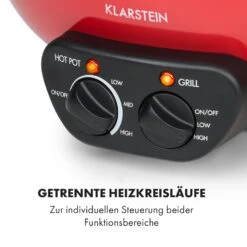 Szechuan Hot Pot Und Grillplatte 5l Vol. 1350 W, 600 W Rot -Haushaltsgeräte Rabatte 10033779 de 0003 logo