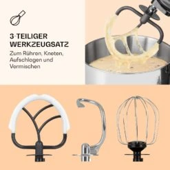 Bella Pico 2G Küchenmaschine 1200W 1,6PS 6 Stufen 5 Liter -Haushaltsgeräte Rabatte 10033805 de 0005 logo