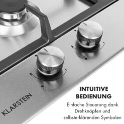 Ignito Domino Gaskochfeld 2-flammig Sabaf-Brenner Edelstahl Silber -Haushaltsgeräte Rabatte 10034108 de 0004 logo