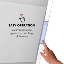 Mirage 90 Dunstabzugshaube 550 M³/h Touch-Panel Ambient EEC A++ Weiß -Haushaltsgeräte Rabatte 10034152 yy 0009 logo Klarstein Mirage 90 Dunstabzugshaube 90cm weiss